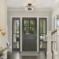 thumbnail image 6 of LNC 4-Light 12-in Bronze LED Semi-flush Mount Light, Dome Modern Farmhouse Ceiling Light, 6 of 13