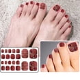 thumbnail image 2 of Lubelski Nail Stickers Waterproof DIY Paper Chrysanthemum Toenail Nail Sticker for Foot, 2 of 7