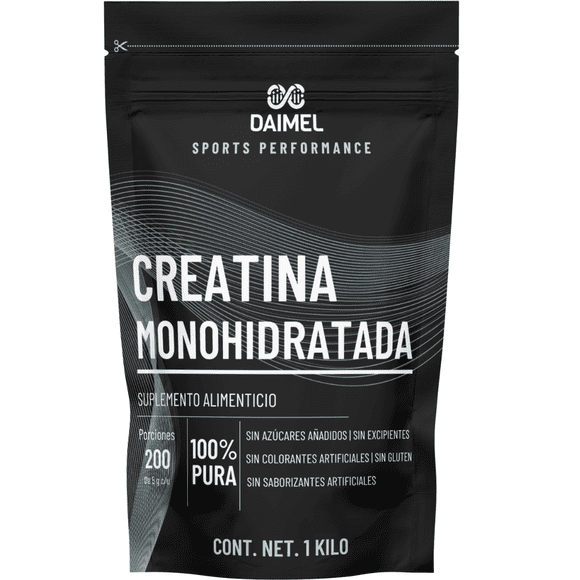 Creatina Monohidratada Daimel 1 kg Sin Sabor | Creatina en Polvo