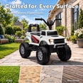 thumbnail image 5 of Ford F150 Raptor 12V Ride On Car for Kids, Battery Powered Ride On Toys w/Big Wheels, LED Lights, Toddlers Electric Car for Ages 2-5, 5 of 7