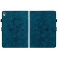 thumbnail image 2 of FJLBDE Case for Lenovo Tab M10 HD (2nd Gen) TB-X306F TB-X306X, Embossed Flower PU Leather Flip Wallet Folio Stand Cases Cover, Blue, 2 of 7