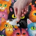 thumbnail image 4 of FREEAMG Cute Cats Puzzle 500 Pieces - Wooden Jigsaw Puzzles for Family Games - Suitable for Teenagers and Adults, 4 of 7