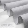 thumbnail image 4 of Camino de mesa RAJRANG gris de yute 30 x 183 cm, paquete de 2, 4 of 6