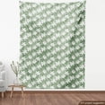 thumbnail image 3 of Romantic Fabric by the Yard, Lilly Bouquet Valentines Day Themed Arrangement on Polka Dots Backdrop, Decorative Upholstery Fabric for Sofas Home Accents, 10 Yards, Pistachio Green White by Ambesonne, 3 of 4