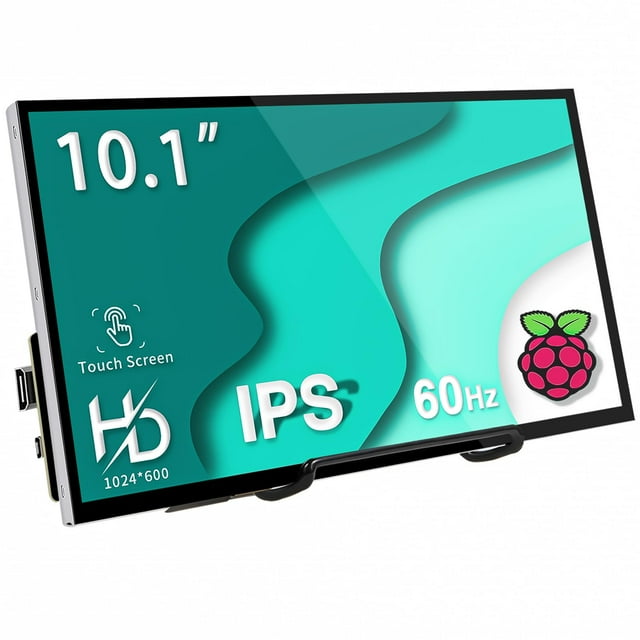 Monitor HAMTYSAN Raspberry Pi con pantalla táctil HDMI de 10 pulgadas