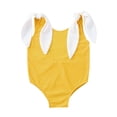 thumbnail image 5 of Fesfesfes Toddler Kids Baby Girls Lace Up Straps Swimsuit Solid Color Swimsuit Open Back One-piece Bathingsuit Swimdress, 5 of 9