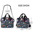 thumbnail image 2 of FORMRS Reusable Lunch Bag for Work School Leakproof Insulated Cooler with Adjustable Shoulder Strap, Bloom Flowers, 2 of 6
