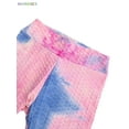 thumbnail image 5 of BadPiggies Tiktok Leggings Women's High Waist Yoga Pants Tie Dye Butt Lift Tummy Control Leggings Textured Scrunch Booty Tights (S, Pink), 5 of 9