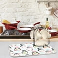 thumbnail image 5 of FREEAMG Cute Penguins Snowflake Christmas 16"x 18"Absorbent Dish Drying Mat Microfiber Kitchen Countertop Table Protector Multi-Purpose Counter Rack Sink Drainer Pad, 5 of 6