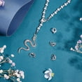 thumbnail image 3 of 1 Box 6pcs Necklace Shortener Enhancer Clasp Cubic Zirconia CZ Diamond Connector Openable Lock Extender for 8mm Pearl Gemstone Bead Jewelry Making, 3 of 4