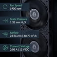 thumbnail image 2 of Arctic ACFAN00297A P9 Silent 92 mm Particularly Quiet case Fan, Fluid Dynamic Bearing ,Quasi Silent Fan Motor, 1900 RPM - Black, 2 of 5