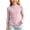 Pink, variant on hotojiny Baby Girl Toddler Undershirt Thermal Long Sleeve Shirt Basic Tshirt Tops Soft Fitted Solid Color Tees for Kids(Yellow,1-2 Years)