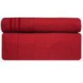 thumbnail image 2 of Juego de sábanas Sweet Home Collection de 1800 hilos, color rojo, 2 of 4