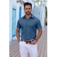 thumbnail image 3 of COOFANDY Mens Short Sleeve Casual Button Down Shirts Summer Lightweight Shirt Business Casual Dress Shirt, 3 of 6