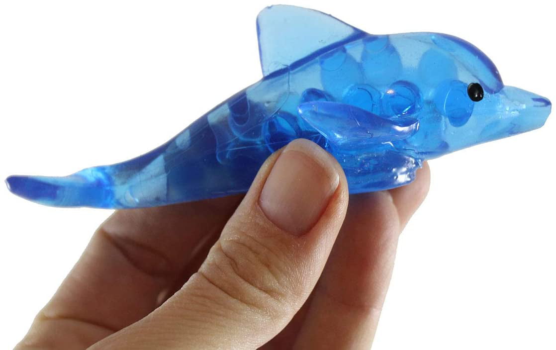 Light-up Squishy squeeze DOLPHIN toy autism special Hot needs M2F3 