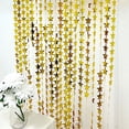 thumbnail image 5 of BalsaCircle Metallic Gold Star 6 feet Foil Tassels Fringe Backdrop Curtains Party Events, 5 of 8