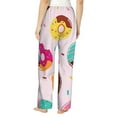 thumbnail image 3 of Bingfone Pajamas For Women,Donut Pajama Pants With Pockets-Small, 3 of 9