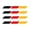 German three colors, variant on 4pcs Scratch Resistant Car B Pillar Motorcycle Body Stickers Italian French German Flag Color PVC Decals
