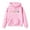 Pink, variant on KHONTS Girls Hooded Sweatshirt Long Sleeve Heart Printed Tops Soft Comfortable Fall Casual Fashion Pullover Hoodie for Kids,Sizes 3-14 Years
