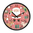 thumbnail image 2 of Voice Activated Clock with Glow Light 12 Inch Large Silent Wall Clock Battery Operated for Home Decor Christmas Day Elements, 2 of 8