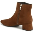 thumbnail image 4 of Naturalizer Women's Jada Ankle Bootie Dark Chestnut Brown Suede 11W, 4 of 6