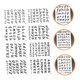 thumbnail image 5 of unbranded 8Ud Plantillas De Letras Y Números Coloridas Para Manualidades Y Diseños Preciso, 5 of 8