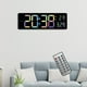 thumbnail image 5 of Reloj de pared digital con alarma, 12/24 h, horario de verano, alarma dual y temperatura. Vistoso, 5 of 9