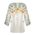 thumbnail image 4 of Axiiglly Cardigan for Women Plus Size Lightweight Cardigans Autumn Casual Comfy Puff Sleeve Open Front Tops Floral Print Loose Swim Beach Bathing Suit Cover Up, 4 of 5