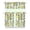 White-17, variant on Kitchen Window Curtains over Sink Lemon 36 Inch 3 Pieces Set Small Window Cafe Curtains for Home Decor Rod Pocket Tier Drapes