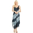 thumbnail image 5 of Sakkas Liz Women's Maxi Loose Sleeveless Summer Casual Tank Dress Cover-up Caftan - Navy - One Size Regular, 5 of 5