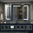 thumbnail image 5 of Lexora Home Lesina 48" x 32" LED Medicine Cabinet with Defogger, 5 of 6