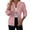 Pink, variant on Womens Zip Up Hoodies Sevevn Women's Zip Up Cardigan Sweater Cable Hoodies Long Sleeve Jacket Outfits Crewneck Casual Coat