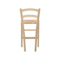 thumbnail image 4 of Linon Marica 24.5" Counter Stools, Natural Finish with Handwoven Rush Seat, Set of 2, 4 of 16