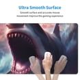 thumbnail image 4 of Sikiie Dramatic Shark Attack Mouse Pad, 16x29.5 Mousepad Desk Mat in Anti-Slip Rubber Mousepads Mat for Game Office Laptop Computer, 4 of 8