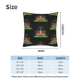 thumbnail image 4 of Haiti Coat Of Arms Decorative Cozy Throw Pillow Covers Soft Square Couch Cushion Case for Home Sofa Decor (Set of 2) 18"x18", 4 of 7