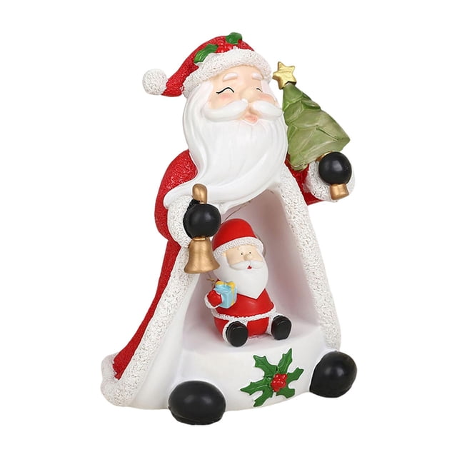Luz de noche navideña para mesita de noche, decoración de escritorio para regalo, centro de mesa de hotel Papá Noel