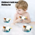 thumbnail image 2 of Partheme Novelty Toys 3 Counts Ducky Baby Bath Swimming Bath Pool Toy Cute Wind Up Crab Bath Toy White, 2 of 8