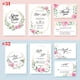 thumbnail image 4 of Tarjeta de inserción de invitaciones de boda con impresión personalizada, tarjetas de mesa de negocios de cumpleaños, suministros de menú de fiesta de eventos, tarjetas de agradecimiento RSVP, 25 piez, 4 of 4