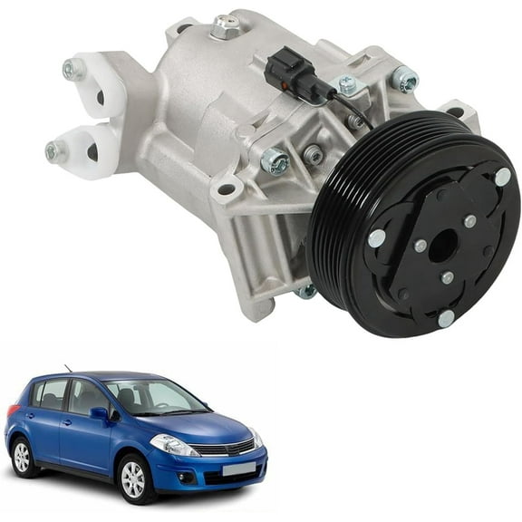 Labwork AC Compressor Replacement for Tiida 2007-2015 1.6L 1.8L Versa 2007-2012 1.8L CO 11155C