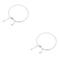 thumbnail image 2 of kurtrusly Fashionable Accessory Authentic 925 Sterling Adjustable Anklet For Gift 2Set, 2 of 6