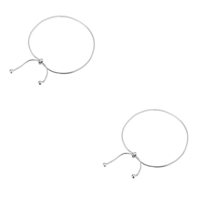 Guardoinrt Charme Cheville en Argent Sterling Cadeau pour Toute Occasion Authentique 925 Sterling Cheville Réglable Réglable Cheville Serpent 2Set