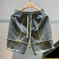thumbnail image 2 of Hiking Shorts – Slim Fit Outdoor Shorts Men Men's Summer Casual Style Denim Shorts Lightweight Shorts For Outdoor Activities, 2 of 7