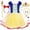 G029-Multi, variant on Jurebecia Princess Dress Royal Storybook up Puffed Sleeves & Tulle Skirt Birthday Party Costume Tulle Skirt 3-4 Years
