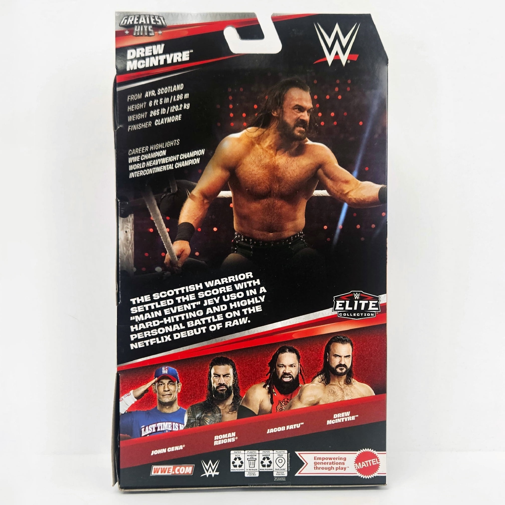WWE Elite Collection Greatest Hits Drew McIntyre Action Figure