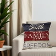 thumbnail image 6 of 4th of July PALIFEUR Pillow Covers, Indeoendence Day Throw Pillow Covers, 18 x 18 Inch Patriots Pillow Cover for Sofa Bedroom Coffice, Decorative Pillow Case, 6 of 6