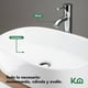 thumbnail image 3 of Gabinete Para Baño Mueble Lavamanos Ovalín Monomando Con 2 Cajones y 1 Repisa Fibra de Madera MFC KingsHouse blanco, 3 of 7