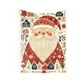 thumbnail image 6 of Christmas Blankets Soft Prints Fleece Throw Blanket for Winter Bedding Home Living Room Sofa Couch and Gift Throw Blanket Farmhouse Holiday Decor, 6 of 8