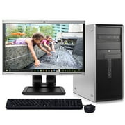 Refurbished Desktop Computers HP Tower PC Bundle Windows 10 Intel 2
