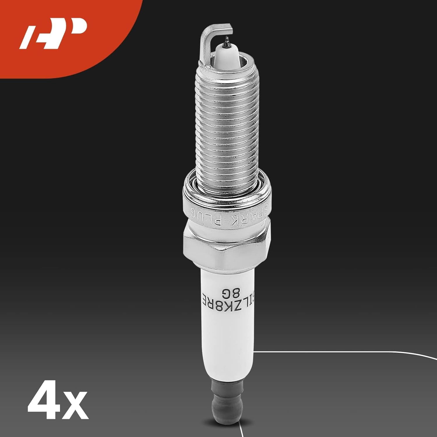 A-Premium Set of 4 Ignition Coil Pack and Iridium Spark Plugs Compatible with Hyundai Veloster 2014-2015 & Kia Forte Koup 2014-2015, Forte5 2014-2015, 1.6L, Replace# NGK93655