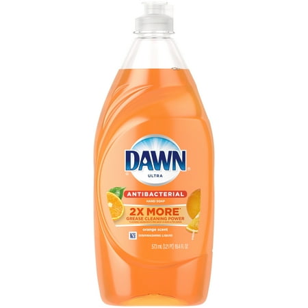 Dawn Ultra Antibacterial Hand Soap, Dishwashing Liquid Dish Soap Orange 19.4 oz